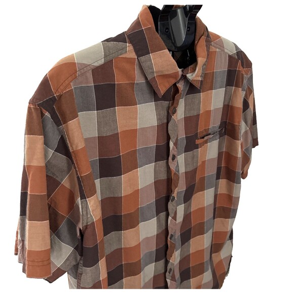Smartwool Men's 2XL Merino Wool Short Sleeve Everyday Exploration Plaid Shirt - Picture 1 of 10